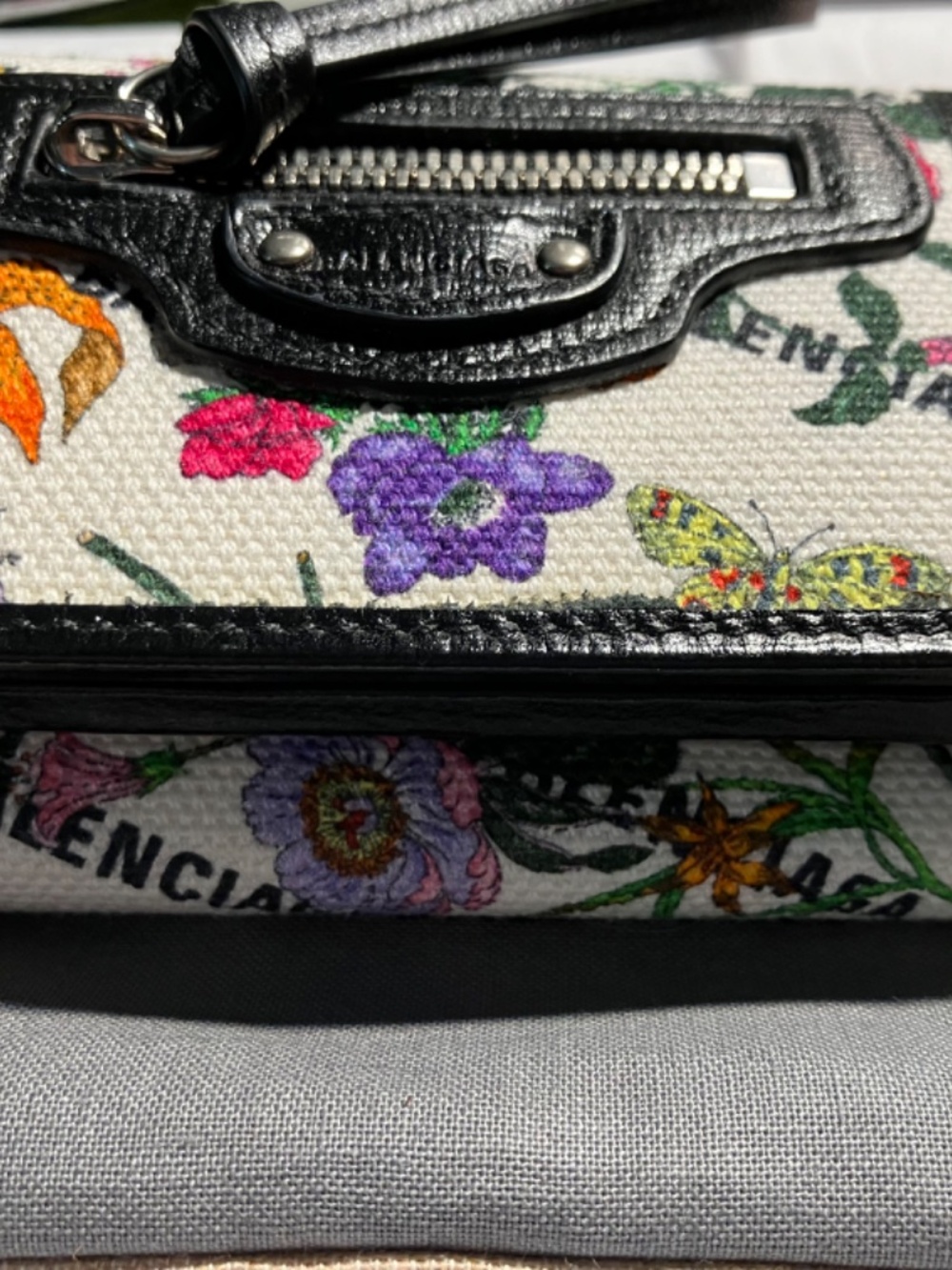 Authentic Gucci Flora Logo Balenciaga Hacker Project Neo Classic Wallet Rare - Picture 10 of 14